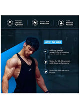 Wellcore creatine monohydrate supplement tub with how-to use instructions