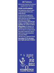 Vitabiotics Wellman Conception tablets for men, 30 count, advanced vitamin and mineral supplement