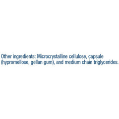 Renew Life supplement ingredient label listing microcrystalline cellulose capsule materials for women's probiotics 50 billion