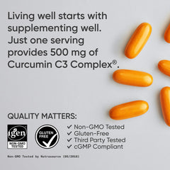 Sports Research turmeric curcumin supplement UAE softgels 500 mg Curcumin C3 Complex per serving non GMO gluten free