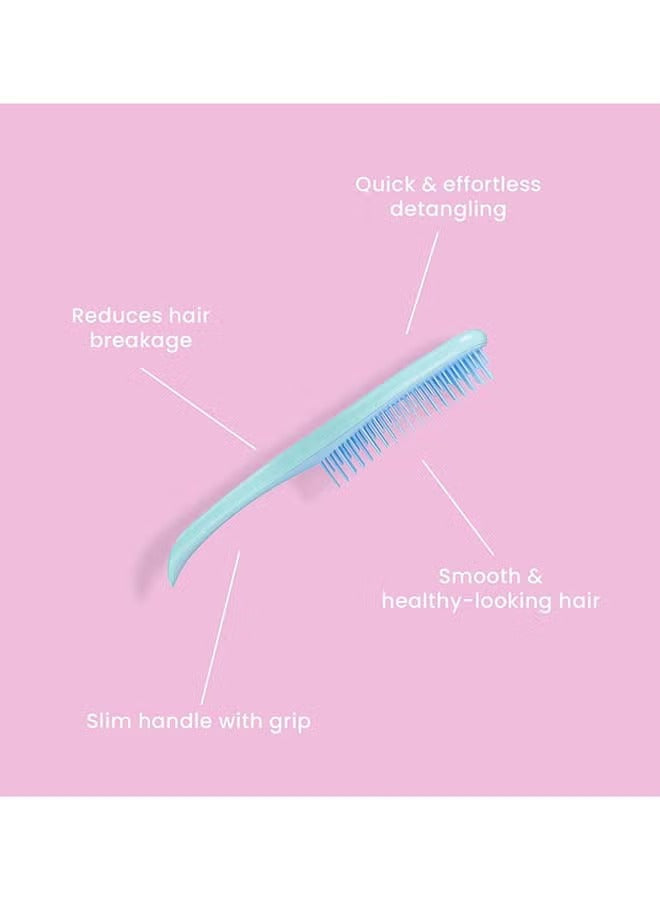 TANGLE TEEZER wet detangler brush for all hair types with a slim handle and features for reducing hair breakage