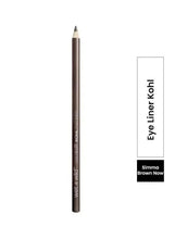 Kohl eyeliner pencil in dark brown with sharpened tip