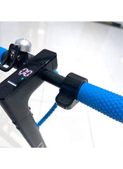 Patinete eléctrico Mi 365 con ruedas sólidas: diseño plegable y batería de larga duración (azul)