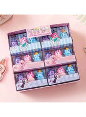 Pony Cartoon 3-Piece Stamp Set – Cute Self-Inking Stamps for Kids & Teachers