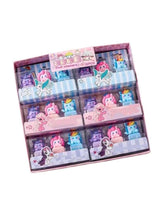 3-piece pony cartoon self-inking stamp set in clear box with 12 stamp designs