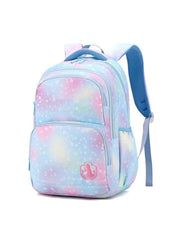 3-Piece Pastel Galaxy Backpack Set for Girls – School Bag, Lunch Bag & Pencil Case (Blue or Pink)