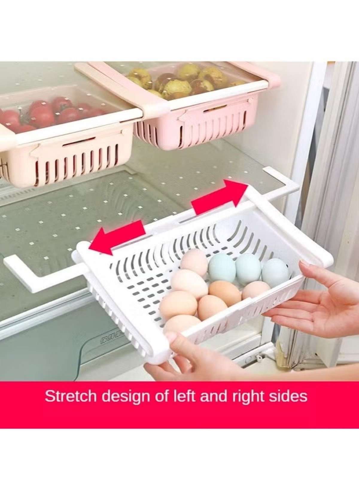 FreshMate Refrigerator Food Storage Organizer – Pack of 2