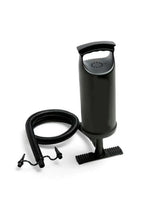 Black hand air pump with hose and nozzle set