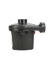 Electric air pump compressor unit in black with built-in hose outlet