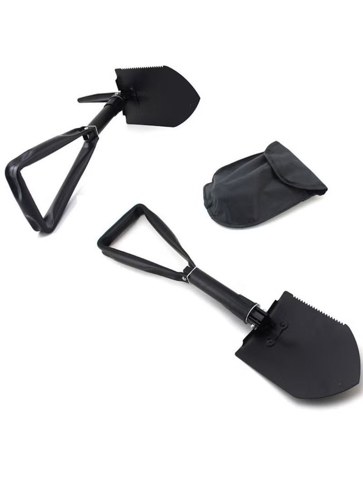 Foldable Emergency Survival Shovel – Multi-Function Military Tool