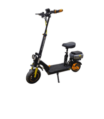 H4 Electric Scooter with 1800W Motor, 48V 13Ah Battery, 50KM/H Speed, 29KM Range, 11 Inches Tires, Dual Suspension, Disc Brakes, Remote Lock System, Storage Box and Seat