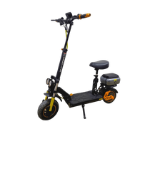 H4 Electric Scooter with 1800W Motor, 48V 13Ah Battery, 50KM/H Speed, 29KM Range, 11 Inches Tires, Dual Suspension, Disc Brakes, Remote Lock System, Storage Box and Seat