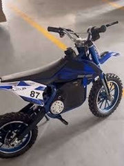 BD-285 36V 500W Electric Dirt Bike for Kids – Off-Road Motorbike with Leather Seat
