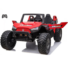 ZS-1928 24V 4x4 Electric Ride-On UTV for Kids – Red,