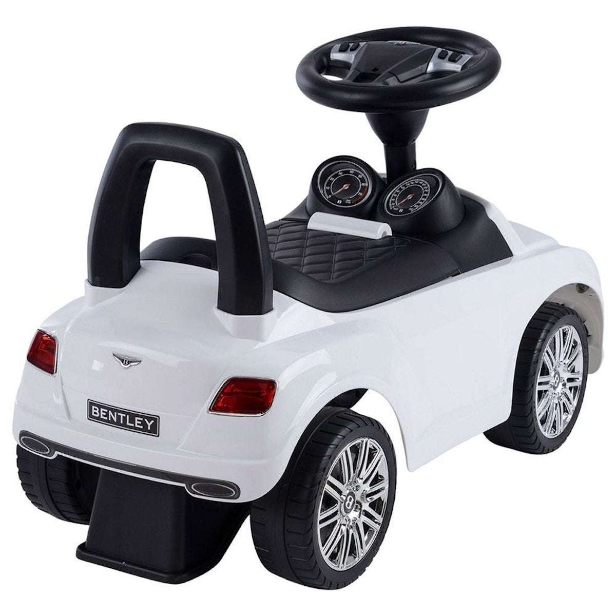 ZS-326 Push Ride-On Car for Kids – White | No Battery Needed