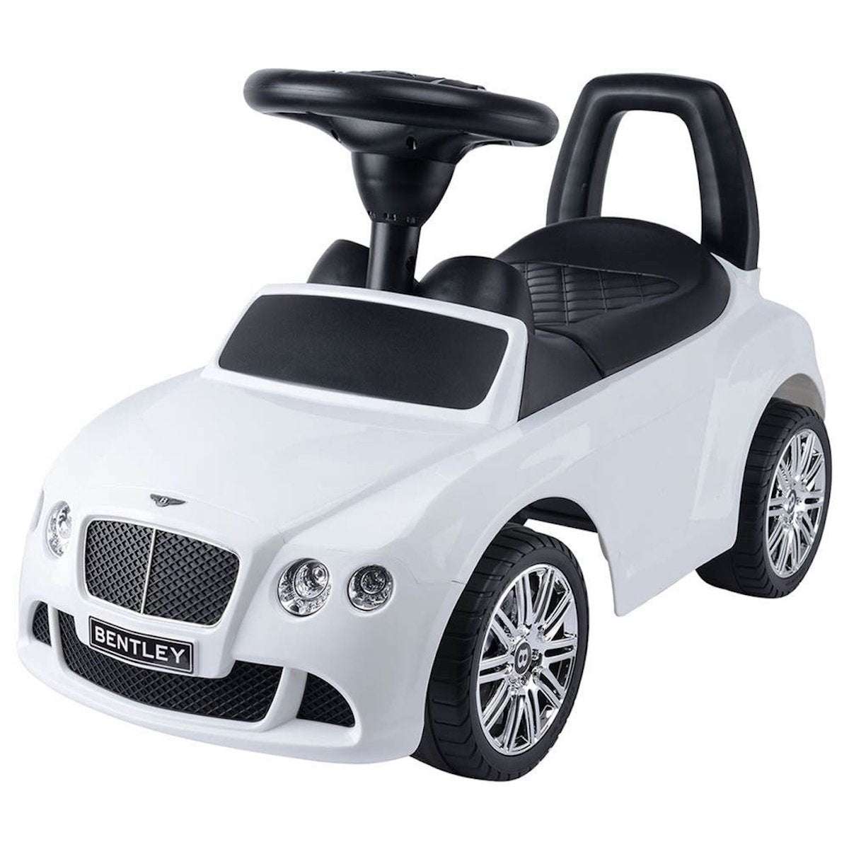 ZS-326 Push Ride-On Car for Kids – White | No Battery Needed