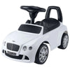 ZS-326 Push Ride-On Car for Kids – White | No Battery Needed - Mumzar