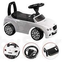 ZS-326 Push Ride-On Car for Kids – White | No Battery Needed