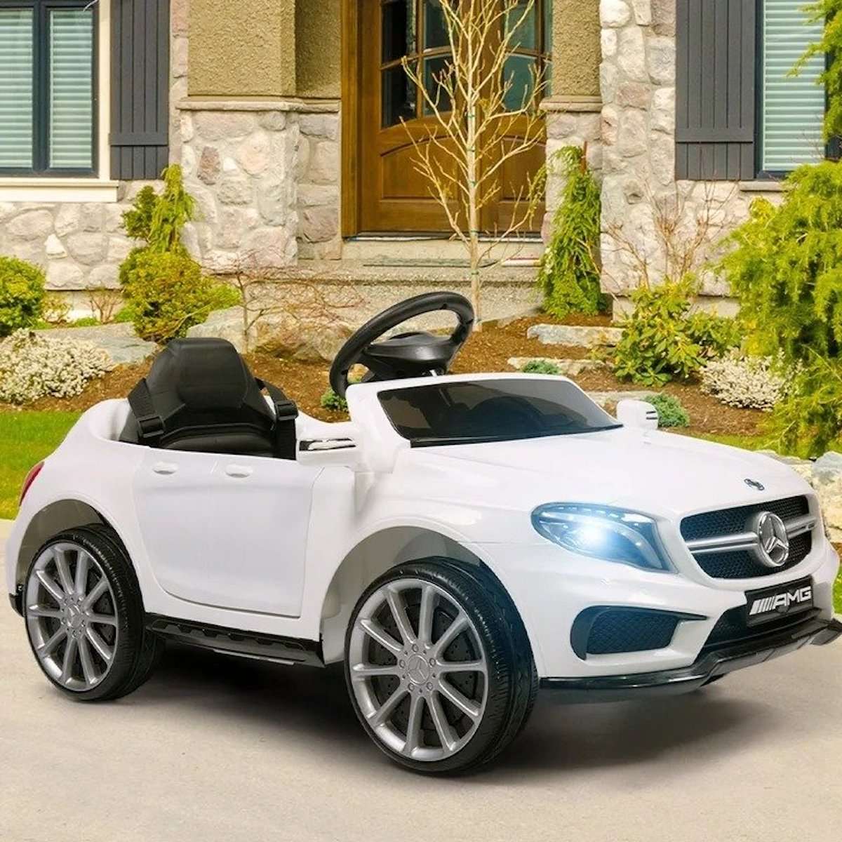 ZS-1588 Kids 12V Ride-On Electric Car – Mercedes AMG Style