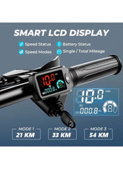 Electric Bike 850W Motor with Dual Seat, 48V10Ah Battery, 50KM/H Speed, 40KM Range, Dual Suspension and Storage Basket, E-Bike with Helmet and Safety Vest
