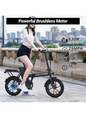 W2A Folding Electric Scooter with 350W High Speed Motor, 36V 8AH Battery, 40 KM/H Speed, 35 KM Range, Dual Disk Brakes, Carbon Alloy Frame and 16 Inches Tires