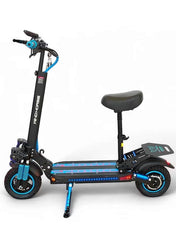 H5 Pro Electric Folding Scooter, 1200W Motor, 48V 18Ah Battery, 41KM Range, Dual Suspension and Remote Lock with Helmet and Safety Vest
