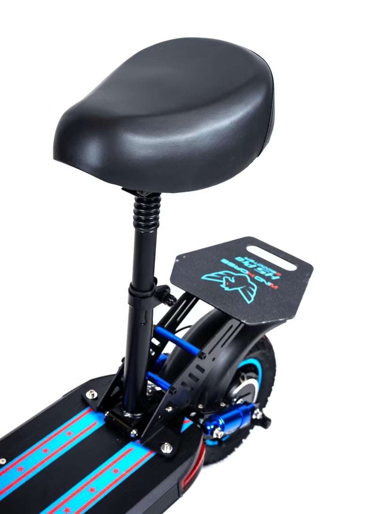 H5 Pro Electric Folding Scooter, 1200W Motor, 48V 18Ah Battery, 41KM Range, Dual Suspension and Remote Lock with Helmet and Safety Vest