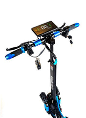 H5 Pro Electric Folding Scooter, 1200W Motor, 48V 18Ah Battery, 41KM Range, Dual Suspension and Remote Lock with Helmet and Safety Vest