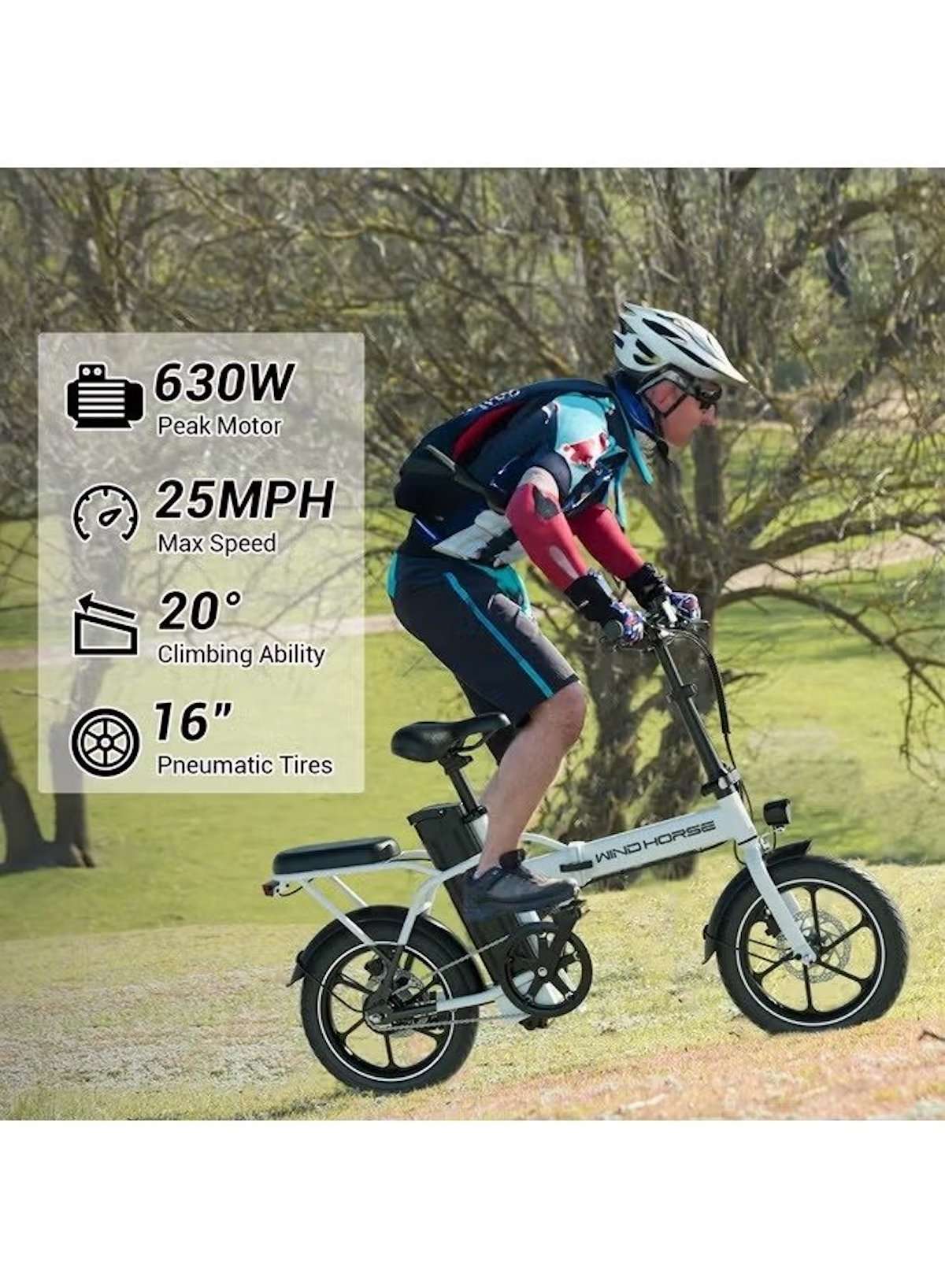 W2A Folding Electric Scooter with 350W High Speed Motor, 36V 8AH Battery, 40 KM/H Speed, 35 KM Range, Dual Disk Brakes, Carbon Alloy Frame and 16 Inches Tires
