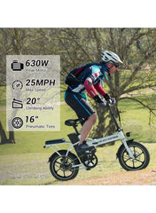 W2A Folding Electric Scooter with 350W High Speed Motor, 36V 8AH Battery, 40 KM/H Speed, 35 KM Range, Dual Disk Brakes, Carbon Alloy Frame and 16 Inches Tires
