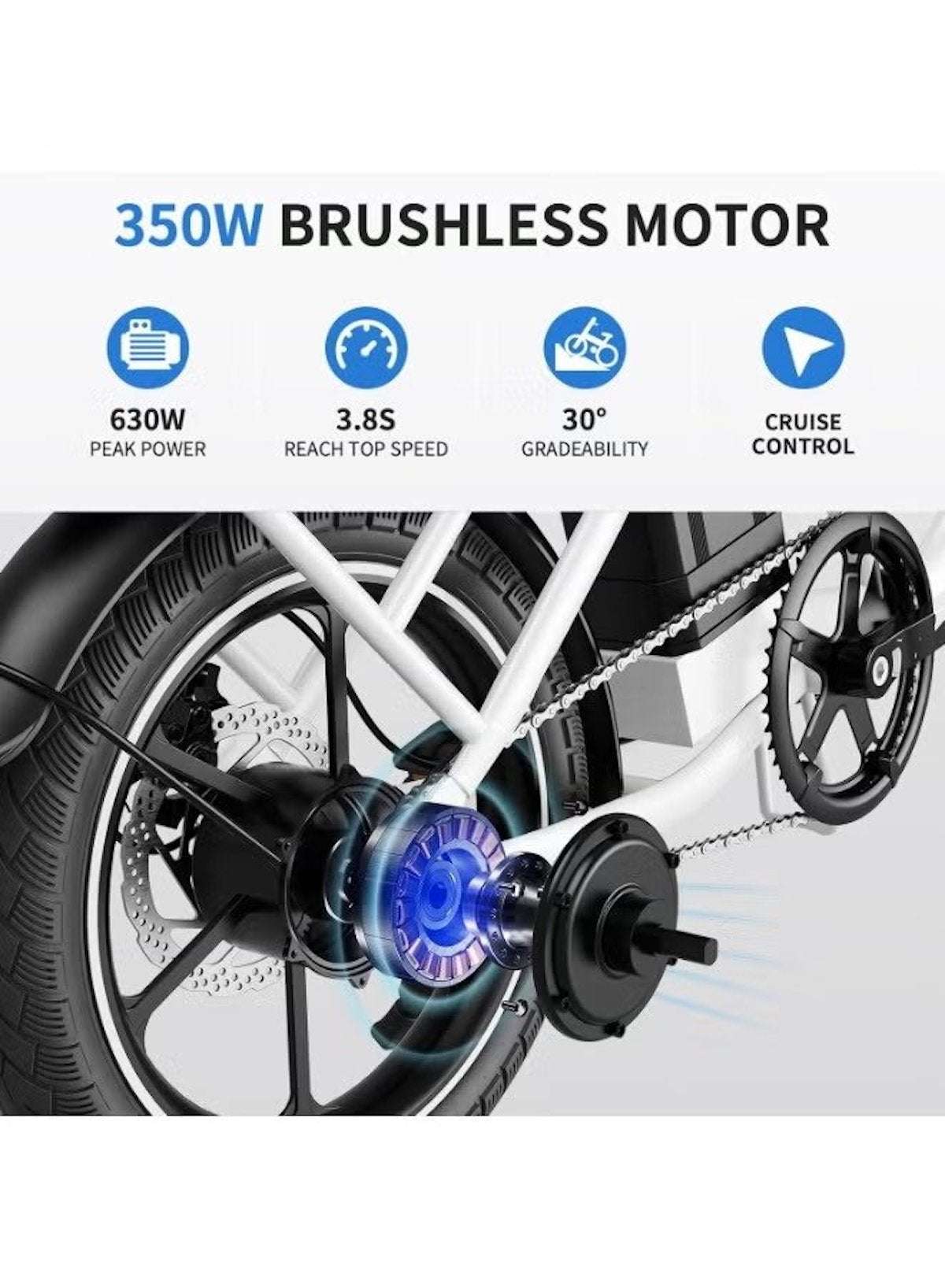 W2B Folding Electric Scooter with 350W High Speed Motor, 36V 8AH Battery, 40 KM/H Speed, 35 KM Range, Dual Disk Brakes, Carbon Alloy Frame, 16-Inch Tires, Front Suspension Fork, Portable Electric Scooter with Dual Seat
