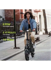 W2B Folding Electric Scooter with 350W High Speed Motor, 36V 8AH Battery, 40 KM/H Speed, 35 KM Range, Dual Disk Brakes, Carbon Alloy Frame, 16-Inch Tires, Front Suspension Fork, Portable Electric Scooter with Dual Seat