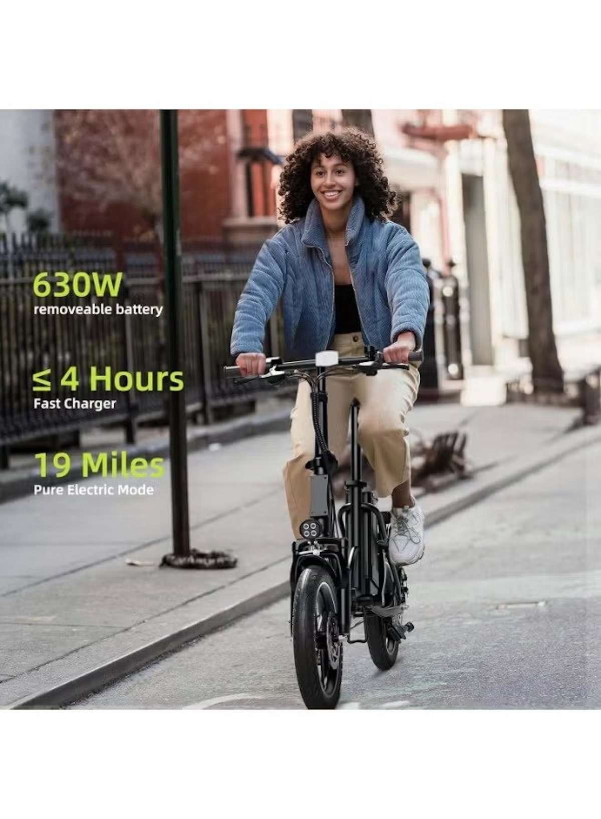 W2B Folding Electric Scooter with 350W High Speed Motor, 36V 8AH Battery, 40 KM/H Speed, 35 KM Range, Dual Disk Brakes, Carbon Alloy Frame, 16-Inch Tires, Front Suspension Fork, Portable Electric Scooter with Dual Seat