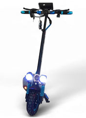 H5 Folding Electric Scooter, 1200W Motor, 48V 13Ah Battery, 50KM/H Max Speed, 30KM Range, 10-Inch Tires, Dual Suspension and Remote Lock with Helmet and Safety Vest