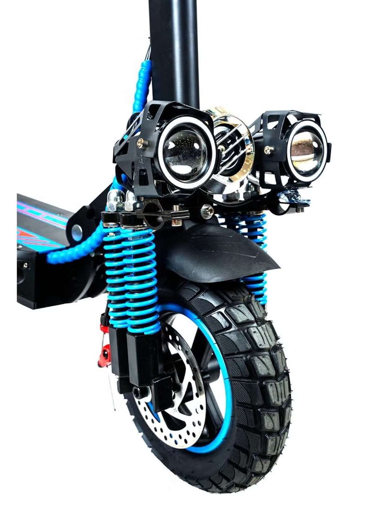 H5 Folding Electric Scooter, 1200W Motor, 48V 13Ah Battery, 50KM/H Max Speed, 30KM Range, 10-Inch Tires, Dual Suspension and Remote Lock with Helmet and Safety Vest