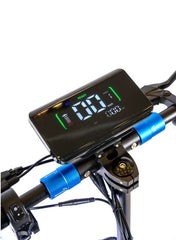 H5 Folding Electric Scooter, 1200W Motor, 48V 13Ah Battery, 50KM/H Max Speed, 30KM Range, 10-Inch Tires, Dual Suspension and Remote Lock with Helmet and Safety Vest