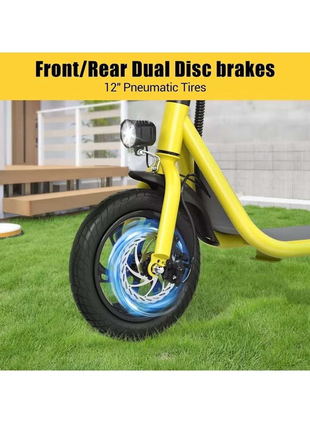 Premium Foldable Electric Scooter with Seat and Rear Basket, 450W Motor, 36V 8AH Battery, 25-35 KM/h Speed, Carbon Alloy Frame, 12.5 Inches Tires, Disk Brakes, Unisex Comfortable E-Scooter for Adults