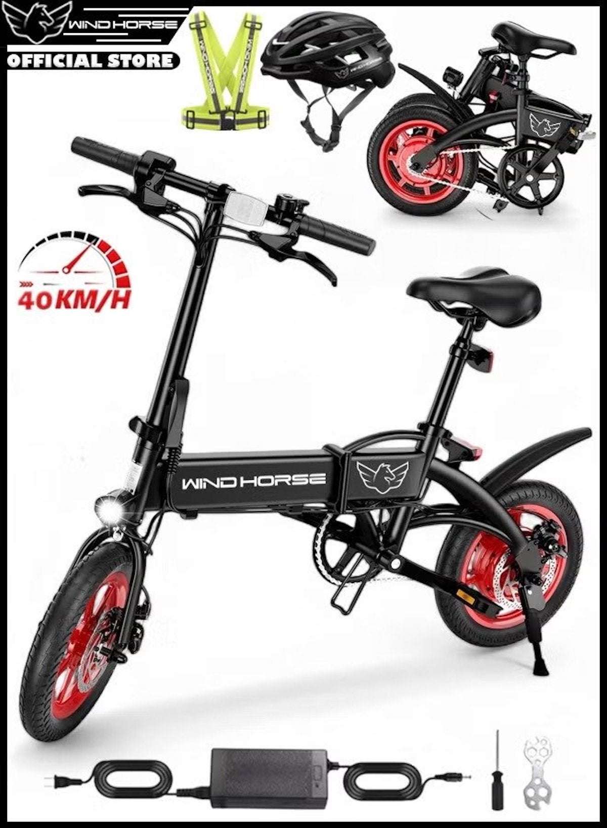 Premium Quality Adult Folding Electric Scooter with 350W Brushless Motor, 36V 8AH Battery, Carbon Alloy Frame, 14-Inch Tires, Dual Disk Brake, 35KM Range in Single Charge, Adjustable Seat Electric Scooter