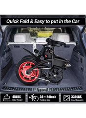 Premium Quality Adult Folding Electric Scooter with 350W Brushless Motor, 36V 8AH Battery, Carbon Alloy Frame, 14-Inch Tires, Dual Disk Brake, 35KM Range in Single Charge, Adjustable Seat Electric Scooter