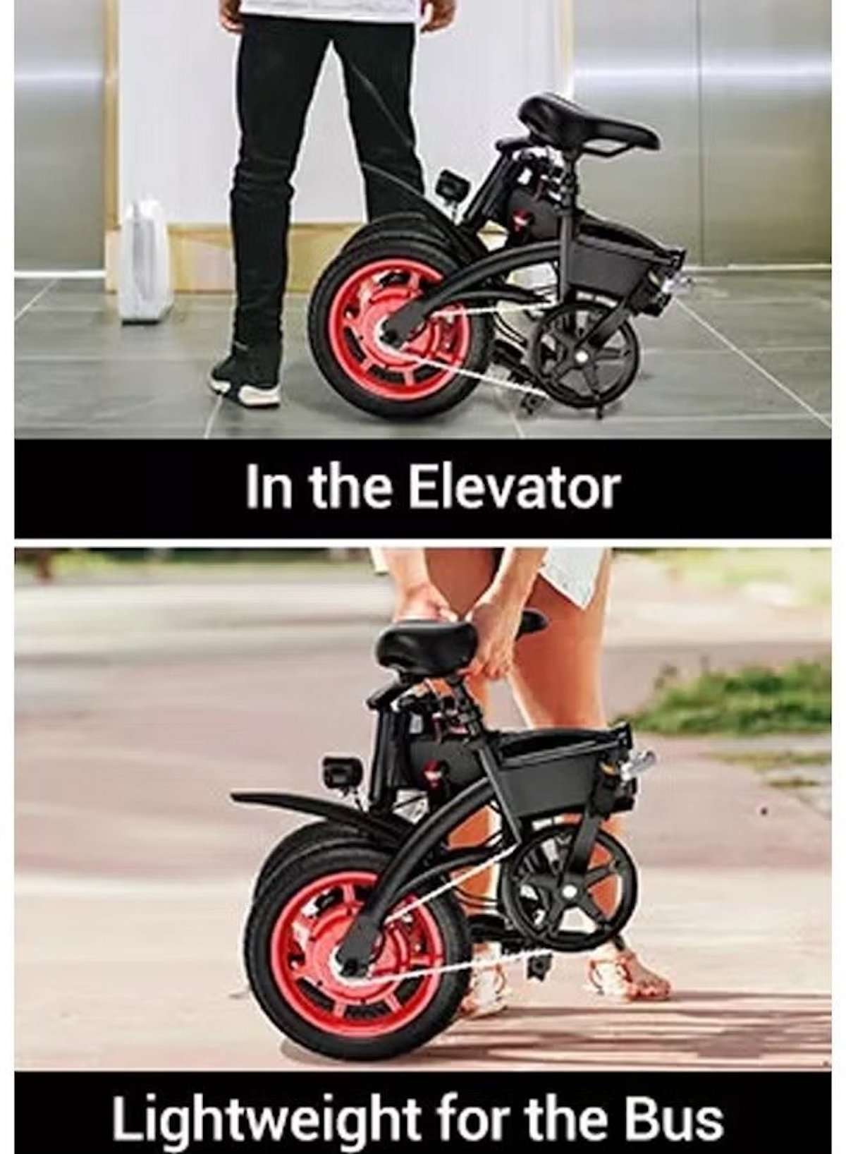 Premium Quality Adult Folding Electric Scooter with 350W Brushless Motor, 36V 8AH Battery, Carbon Alloy Frame, 14-Inch Tires, Dual Disk Brake, 35KM Range in Single Charge, Adjustable Seat Electric Scooter