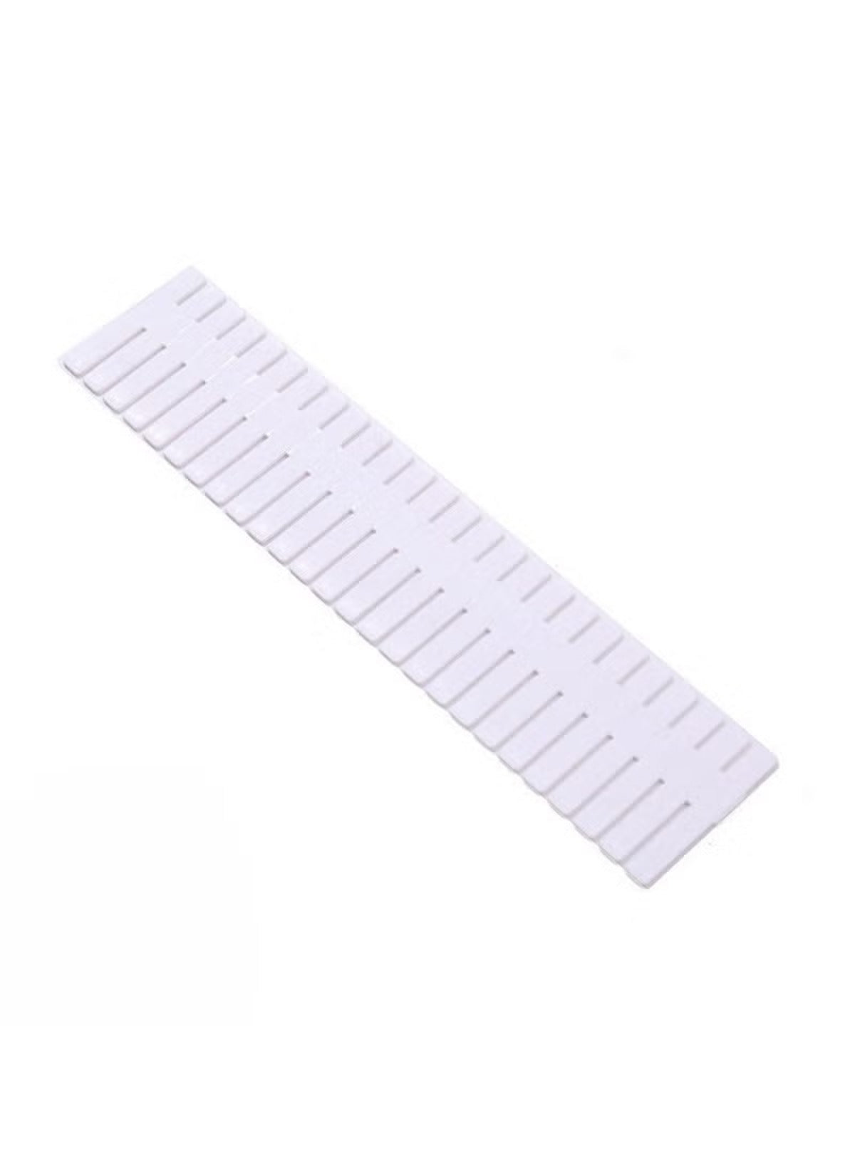 Huitich white grid drawer separator 47x7 cm for organizing drawers and storage spaces