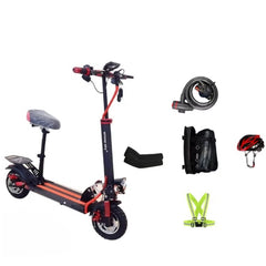 Winner sky high powered e bike with speed meter riding scooter with accessories including helmet lock bag and reflective vest
