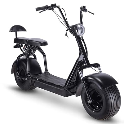 Black Winner Sky City Coco scooter electric scooter with wide tires and comfortable seat