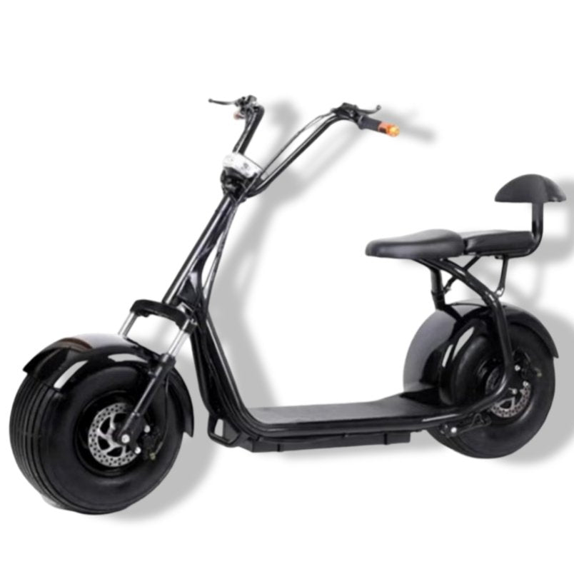 Winner Sky City Coco scooter black electric scooter with wide tires and comfortable seat