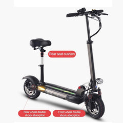 Winner sky e scooter 1000w with rear seat cushion and double shock absorption on front and rear wheels