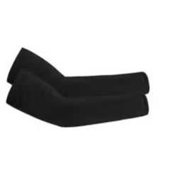 Black arm sleeves for outdoor riding protection compatible with Winner Sky E10 electric bike