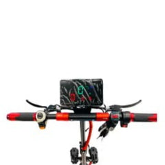 Handlebar view of Winner Sky E10 Pro 1 scooter with digital display and brake levers