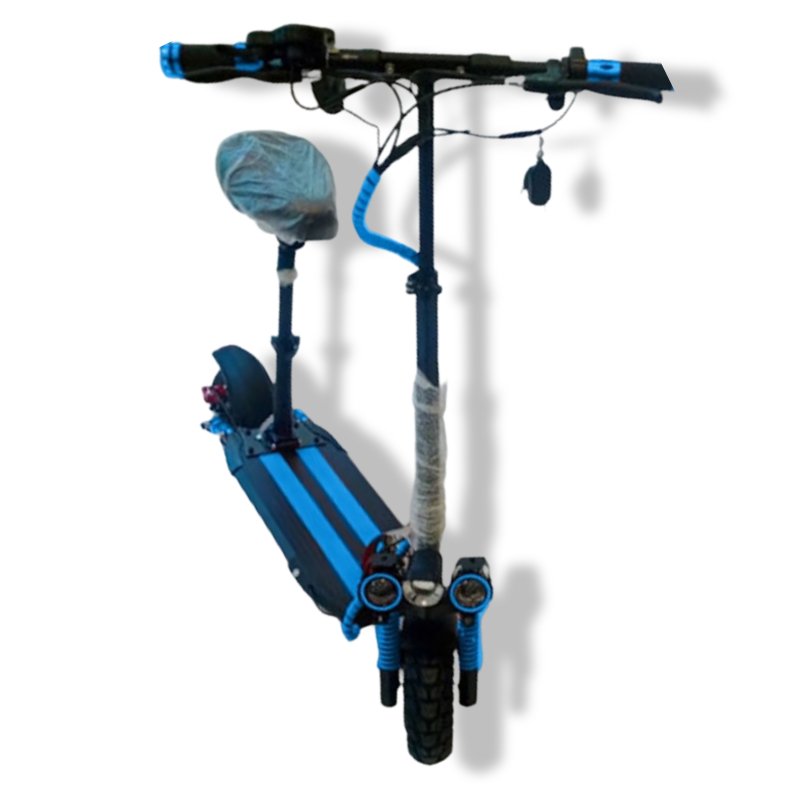 Winner Sky Electric Scooter E10 Upgraded Version - 3 Lights, 65KM Battery, 48V 13AH, 1200W Motor, Extra Smooth, Blue Color - Mumzar.com
