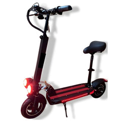 Huitich electric scooter with seat and lights high speed commuter scooter 48V in black