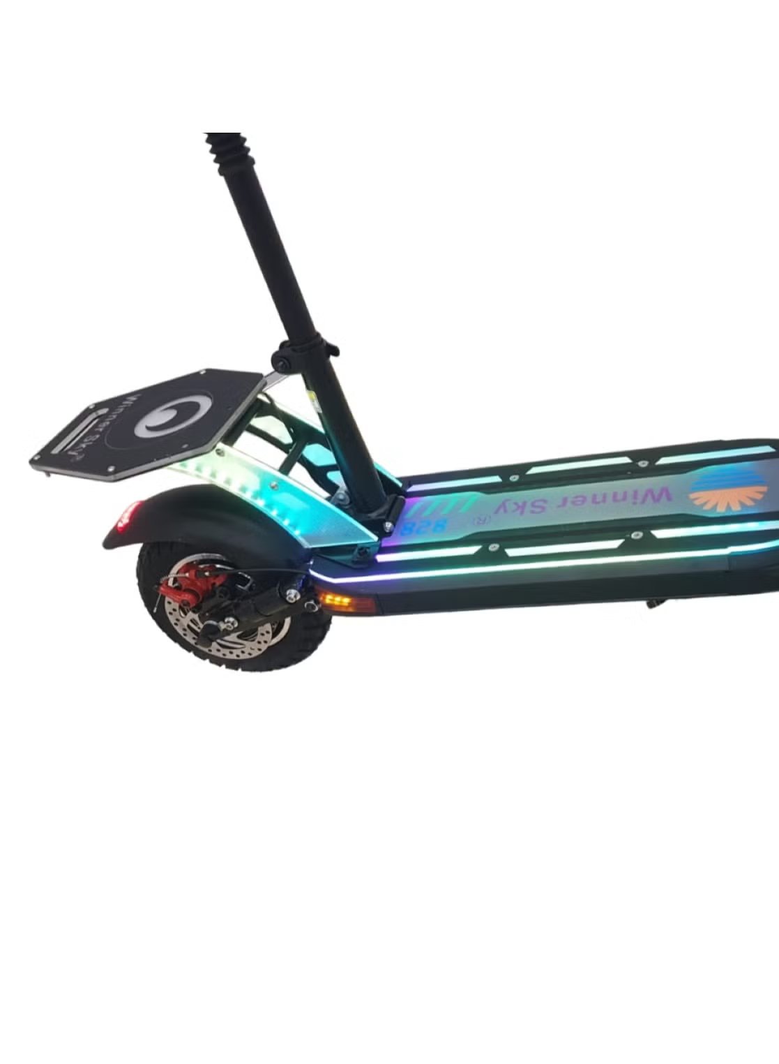 Winner Sky K1 Electric Scooter: Unleashing 2200W Power at 48V 15Ah (Black) - Mumzar.com